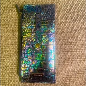 Brahmin Mother of Pearl Credit Card Wallet